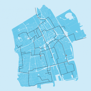 Kaart van Delft, Breeband Delft